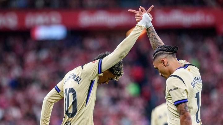  拉菲尼亚赛后感言：客场作战不易，这场胜利来之不易。 体育新闻