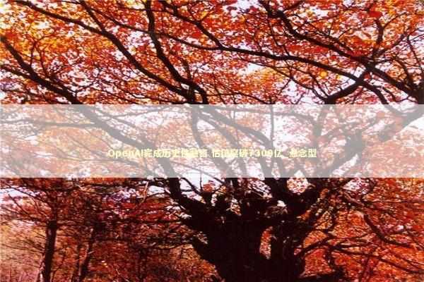 OpenAI完成历史性融资 估值突破7300亿_悬念型 新闻