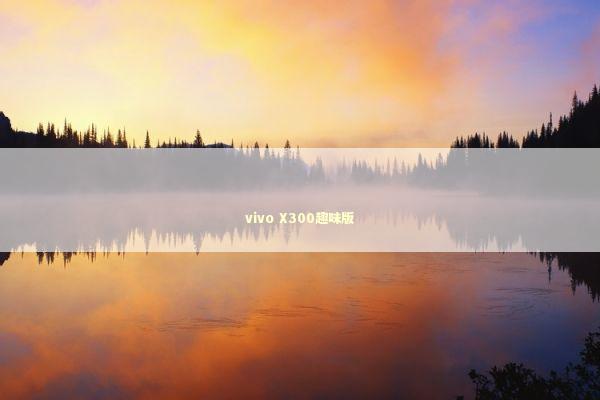 vivo X300趣味版 新闻