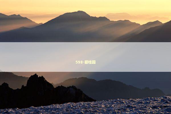 598-碧桂园 新闻