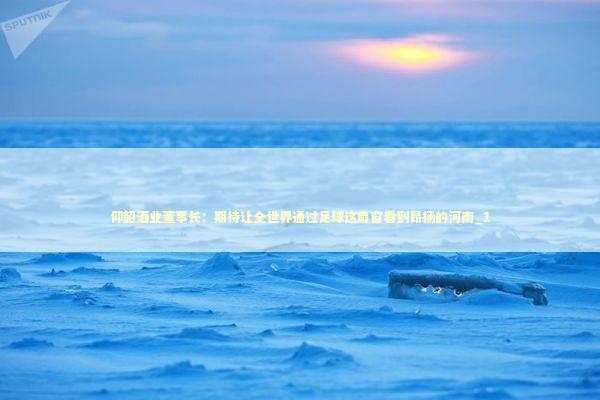 仰韶酒业董事长：期待让全世界通过足球这扇窗看到昂扬的河南_1 新闻