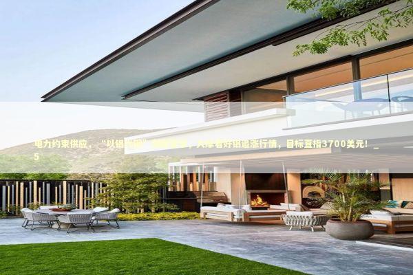 电力约束供应，“以铝代铜”刺激需求，大摩看好铝追涨行情，目标直指3700美元！_5 新闻