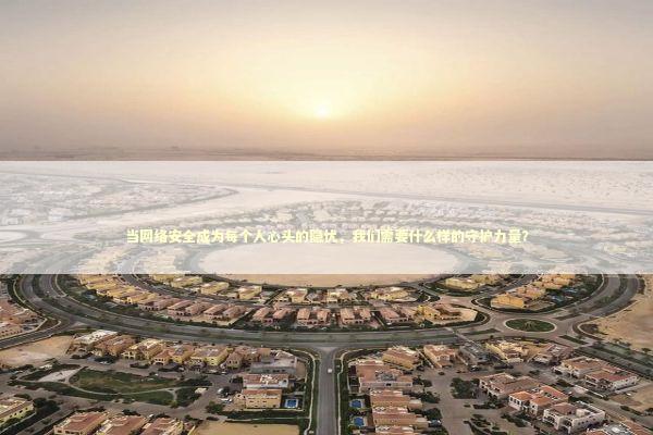 当网络安全成为每个人心头的隐忧，我们需要什么样的守护力量？